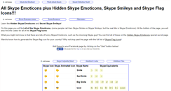 Desktop Screenshot of hiddenskypeemoticons.com